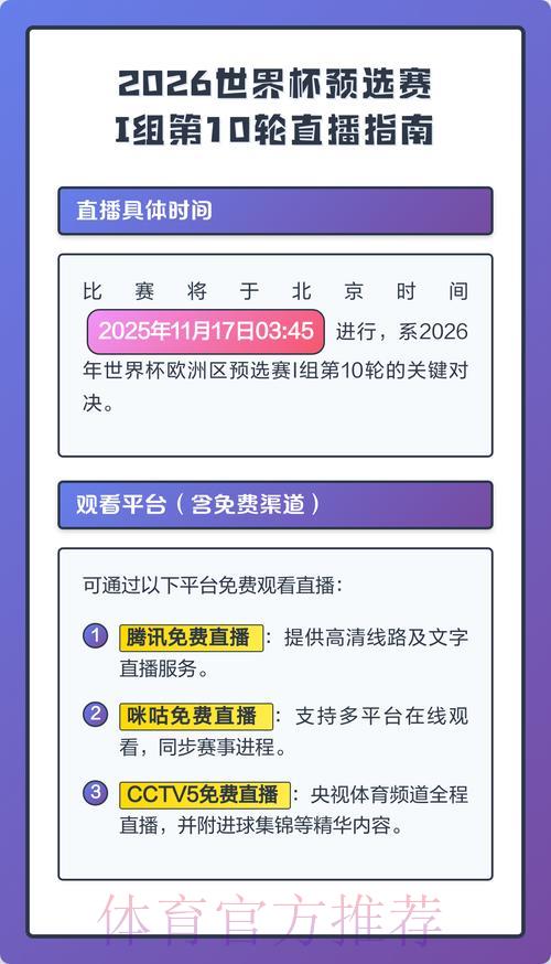 2026世界杯直播观看注册全攻略